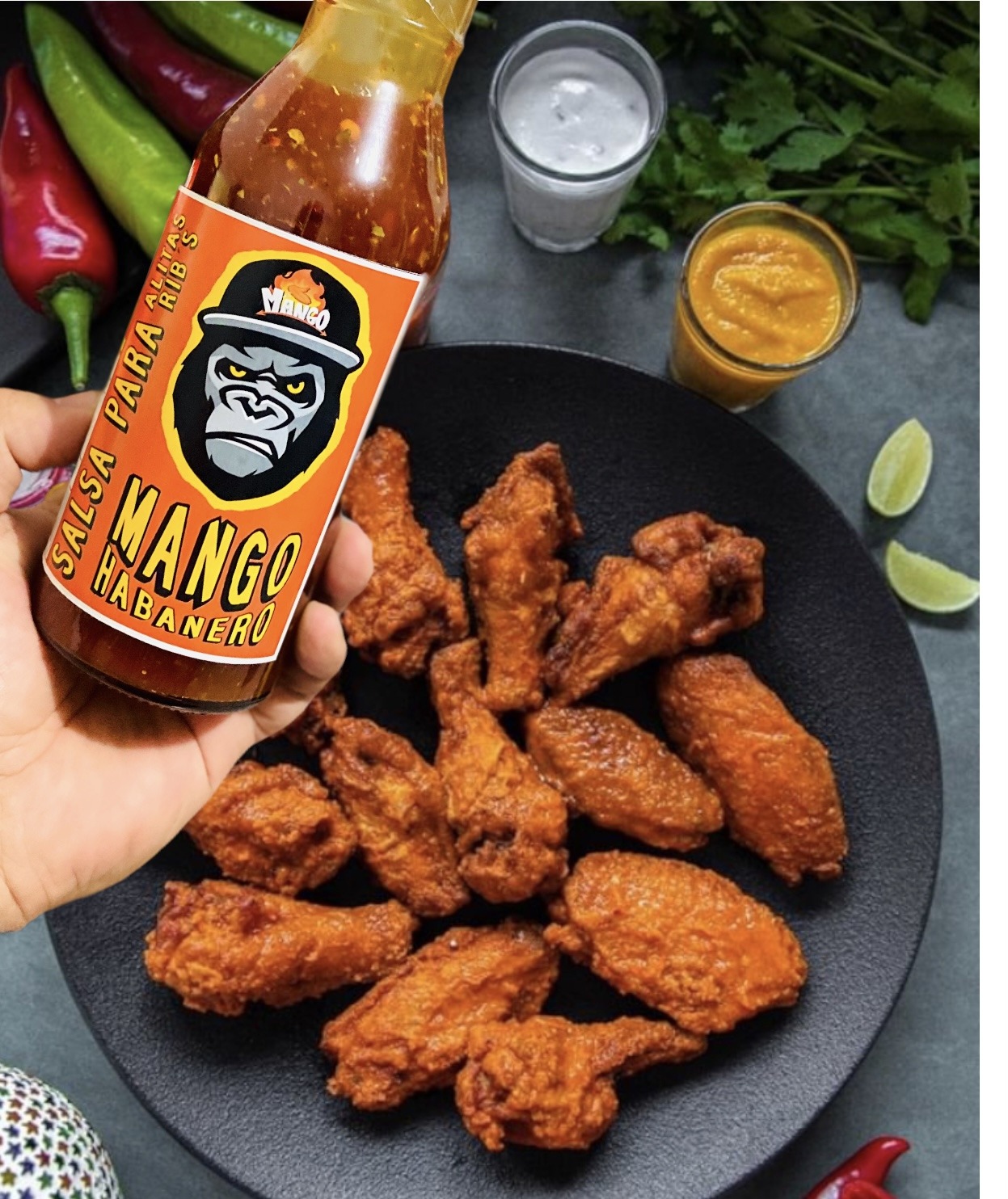 Salsa para Alitas y Rib´s Mango Habanero – SHI-LHE